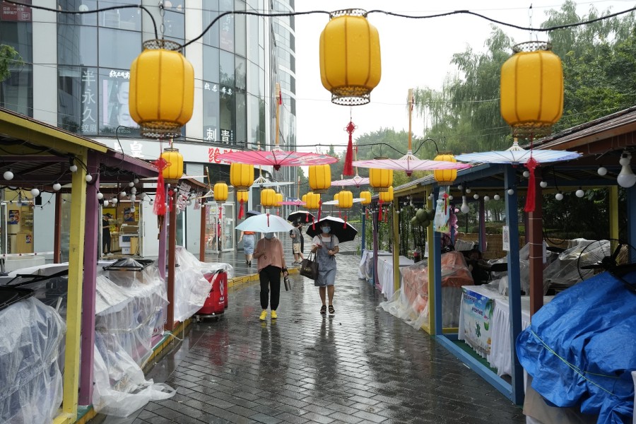 La economía de China tiene dificultades para acelerarse. Foto AP/Ng Han Guan