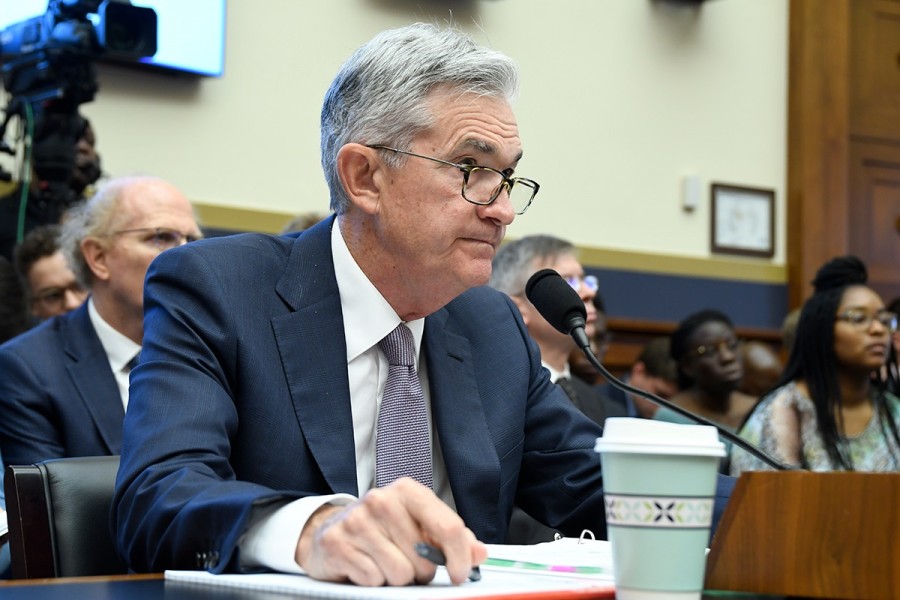 Powell sugiere que las tasas de la Fed llegarán más alto de lo esperado por las dificultades para contener la inflación en EUA. Foto de archivo de la Fed