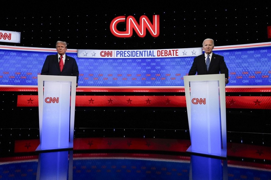 El presidente estadounidense Biden analiza si podrá rescatar su candidatura para una reelección en Estados Unidos, luego de un pobre desempeño en el debate de la semana pasada contra Donald Trump. Foto AP/John Bazemore