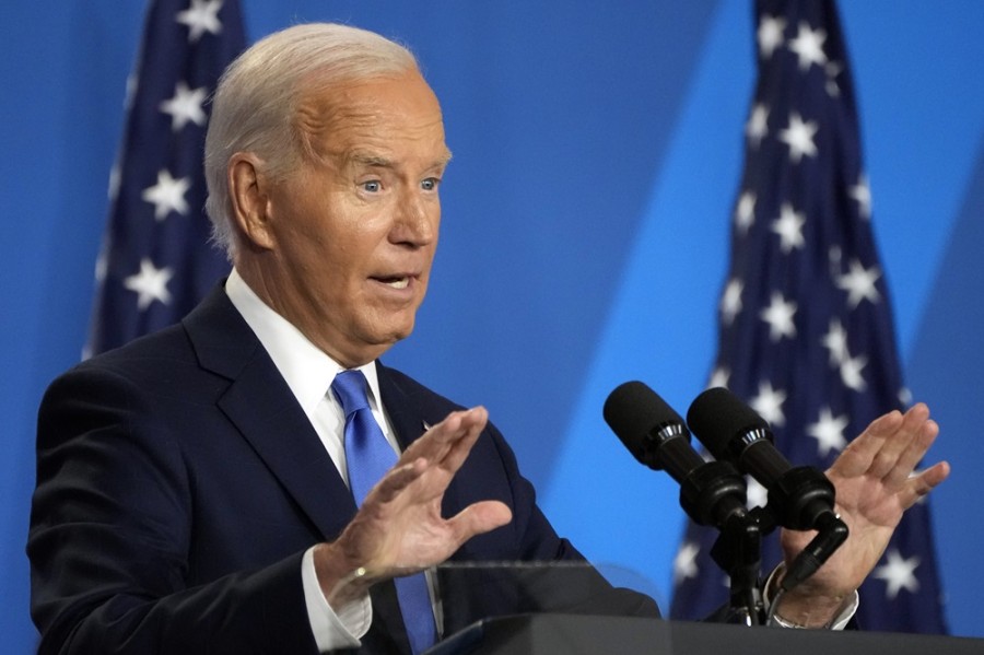 El presidente Biden reiteró que se mantendrá en la carrera por la reelección en Estados Unidos. Foto AP/Jacquelyn Martin