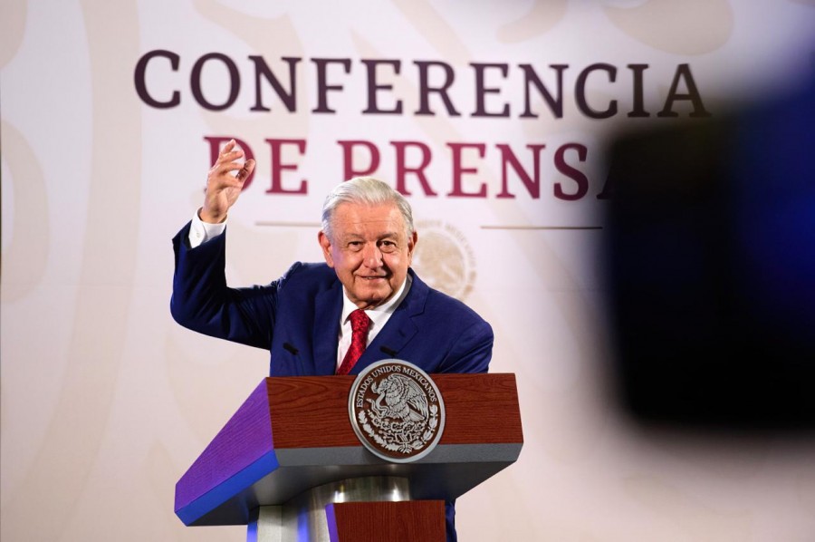 El jueves, durante la Convención del Partido Republicano que ungió de manera oficial a Trump como su candidato, prometió que cerraría la frontera con México para terminar con la construcción del muro, con la intención de acabar con la crisis migratoria. Foto Presidencia de México