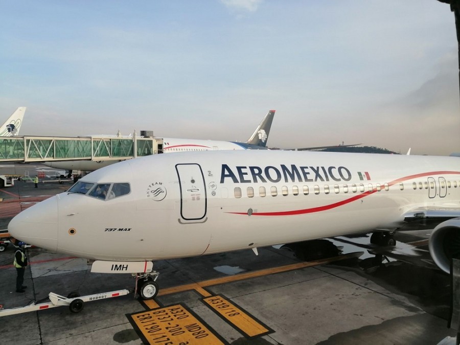 La ruta al aeropuerto Newark comenzará a operar el 27 de octubre con un vuelo diario y complementará la oferta de AeroMéxico hacia el aeropuerto JFK de Nueva York que incluye otros cuatro vuelos diarios. Foto AeroMéxico