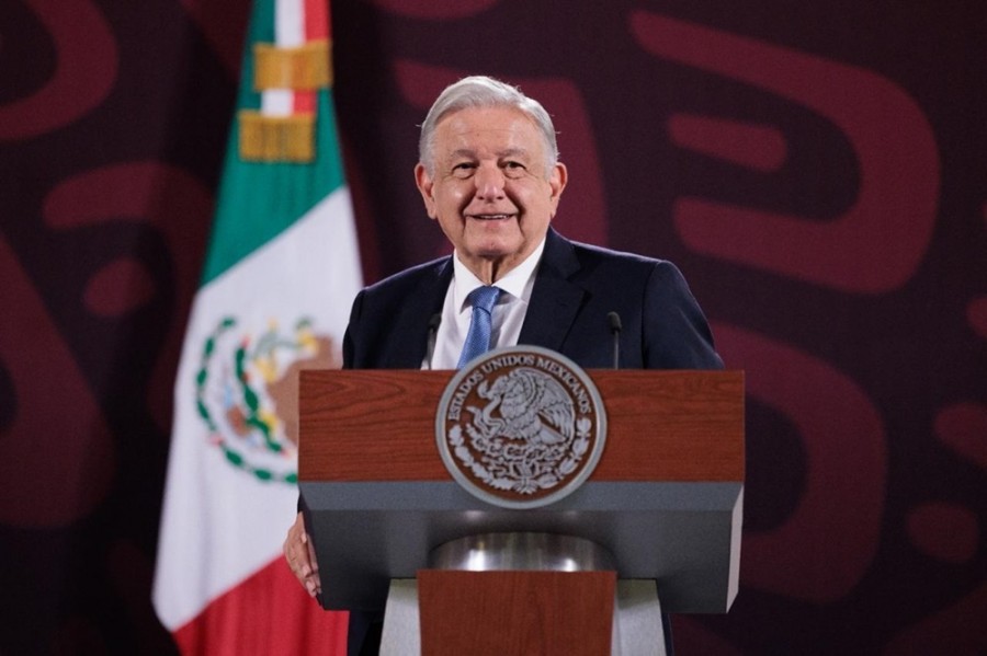 López Obrador pausó las relaciones con las embajadas de Estados Unidos y Canadá en México, al considerar que sus dichos sobre la reforma judicial van en contra de la soberanía del país. Foto de Presidencia