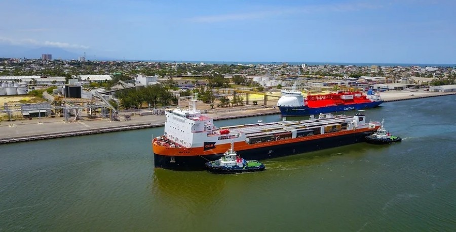 La empresa, con sede en Ciudad de México, dijo que con esta operación tendrá un interés mayoritario y control sobre el servicio de ferrobuque en sus operaciones en la terminal portuaria de Mobile, Alabama, en Estados Unidos. Foto Golfo de Mexico Rail Ferry Holdings