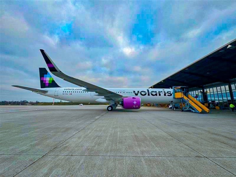 Volaris continúa su proceso de mejora en el tráfico y reporta la baja más modesta del año en septiembre. Foto de la empresa