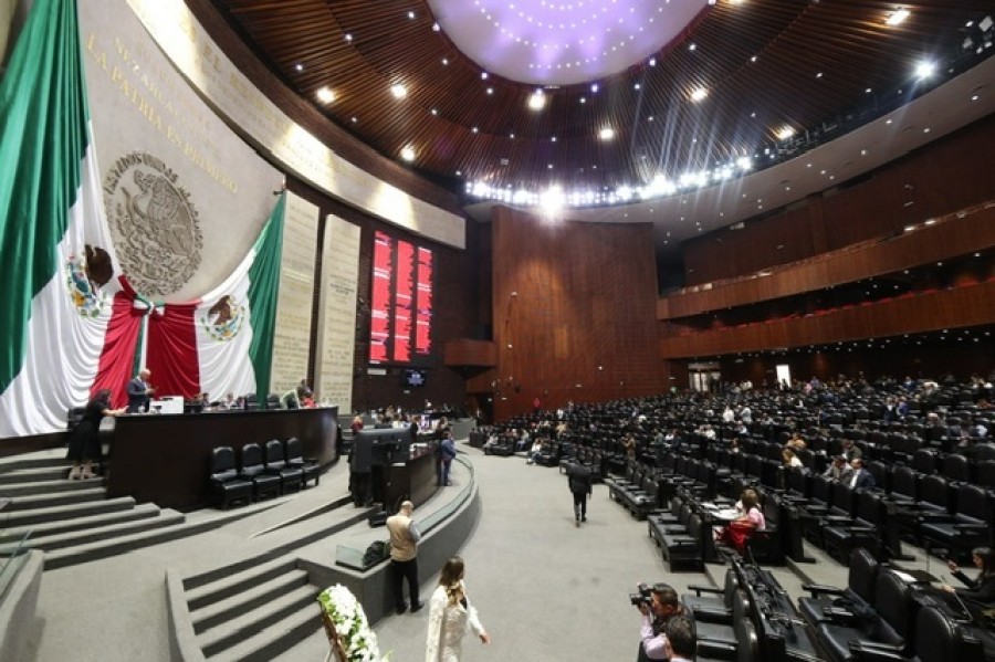 La reforma, aprobada con 342 votos a favor, 128 en contra y cero abstenciones, modifica la Ley de Instituciones y Procedimientos Electorales, en materia de elección de personas juzgadoras del Poder Judicial de la Federación. Foto Cámara de Diputados