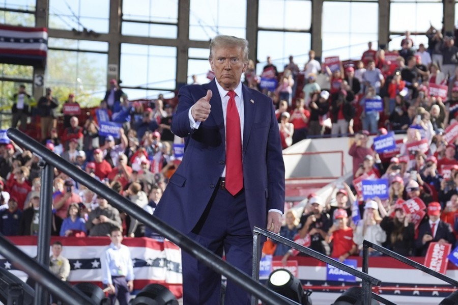 Citibanamex prevé un menor crecimiento en México tras el triunfo de Donald Trump en las elecciones de Estados Unidos. Foto AP/Evan Vucci