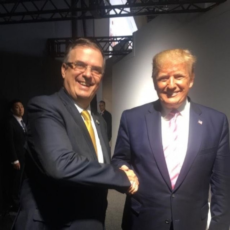 Ebrard también confió en que México y Estados Unidos realizarán una revisión exitosa del acuerdo comercial de América de Norte, conocido aquí como T-MEC. Foto X/m_ebrard