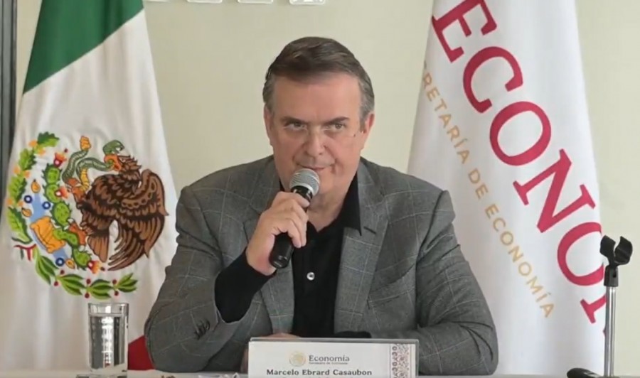 Marcelo Ebrard dijo que la IED nueva hacia México alcanzó dos mil 100 millones de dólares en el tercer trimestre de 2024. Foto captura